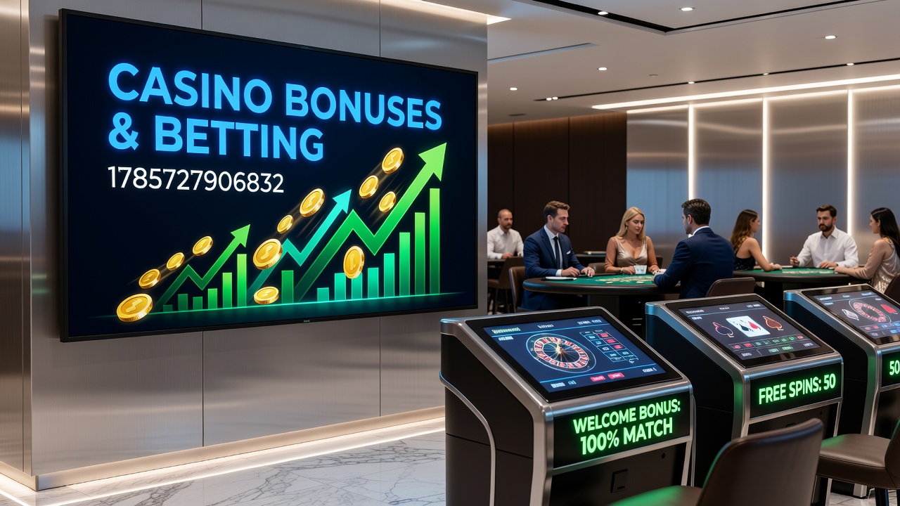 Mobile interface displaying combined casino and sportsbook bonus offers