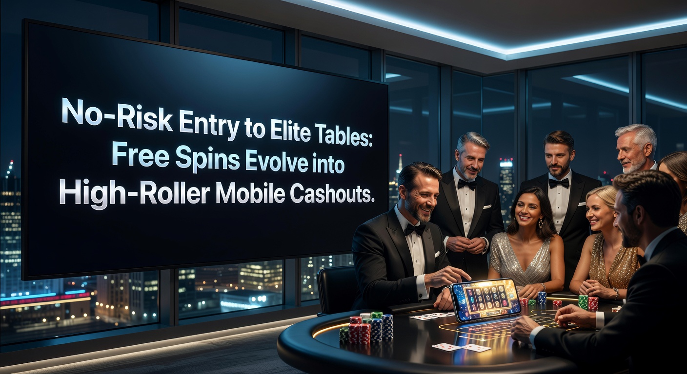 High-roller mobile screen showing VIP blackjack table with free spin bonus conversion, chips stacking up, and instant cashout option highlighted