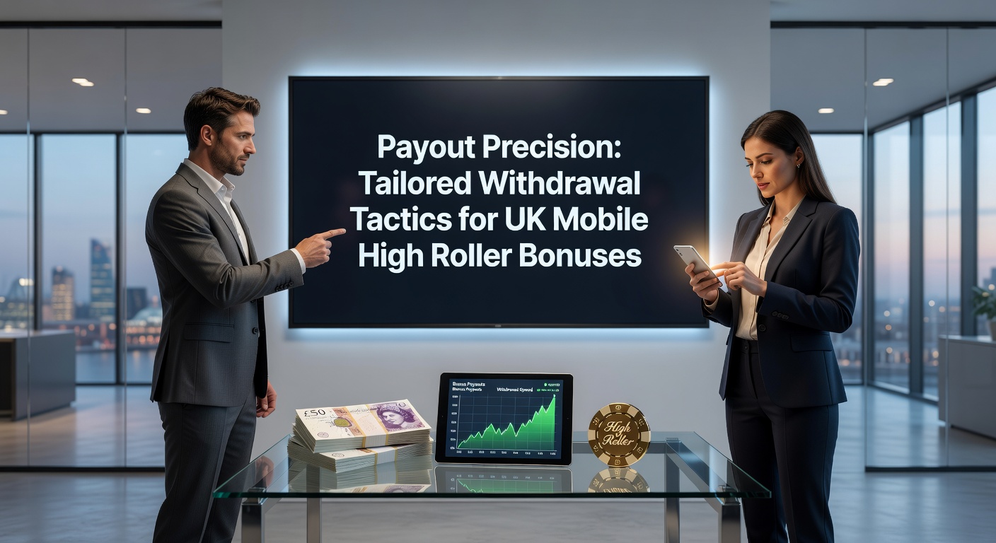 Screenshot of a withdrawal confirmation screen on a UK mobile casino app, showing high roller bonus cleared and funds en route